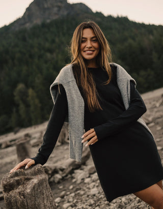 Puremeso Everyday Dress - Black // The Normal Brand
