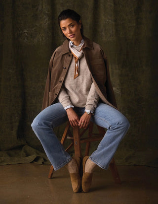 Marianna Crewneck Sweater - Oat // The Normal Brand