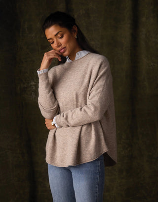 Marianna Crewneck Sweater - Oat // The Normal Brand