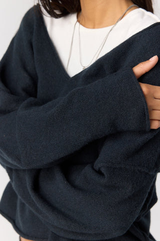 See Me V-Neck Pullover - Black // Free People