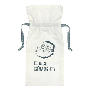 Naughty Nice Santa Wine Bag