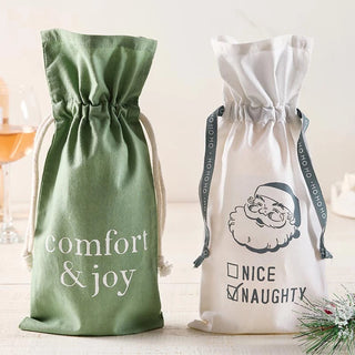 Comfort & Joy Wine Bag