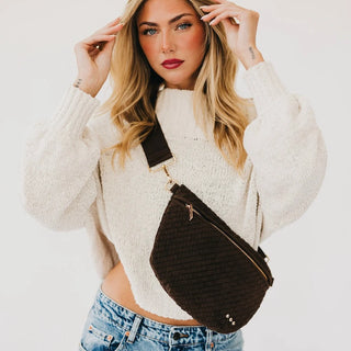 Suede Westlyn Woven Bum Bag // Pretty Simple