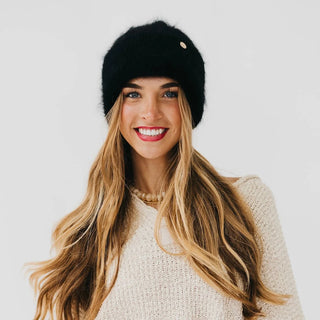 Fifi Fluffy Angora Beanie // Pretty Simple