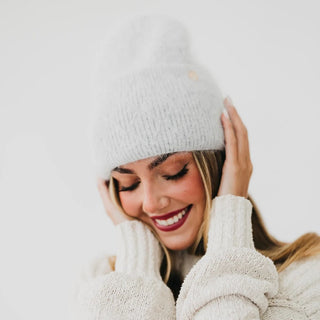 Fifi Fluffy Angora Beanie // Pretty Simple
