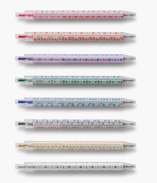 Delphine Floral Gel Pen Set of 8 // Rifle Paper Co.