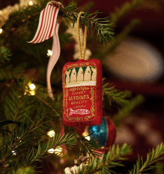 Sardines Embroidered Ornament // Rifle Paper Co.