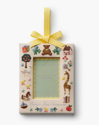 Baby’s First Christmas Photo Ornament // Rifle Paper Co.
