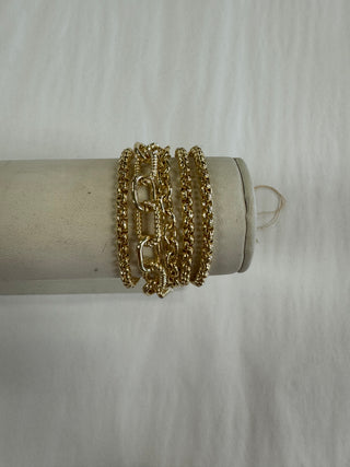Gold Multi Chain Magnetic Bracelet