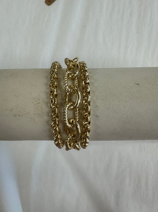 Gold Multi Chain Magnetic Bracelet