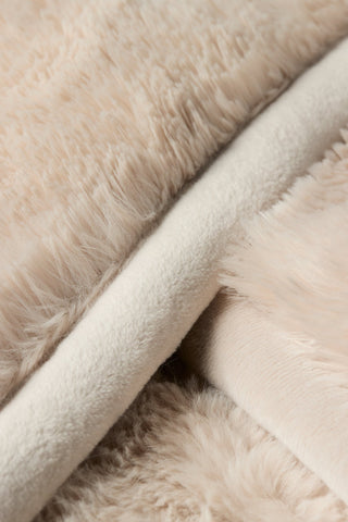 Cloud Faux Fur Throw - Sandstone // Barefoot Dreams