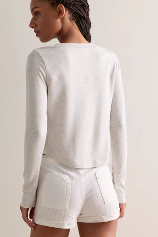 Dream State Henley Top - Heather Grey // Free People