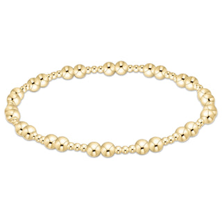Extends Together Gold Pattern Bracelet // Enewton
