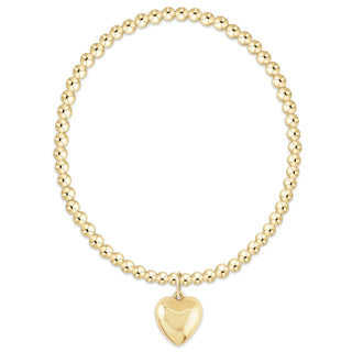 Extends Classic Gold 3mm Bracelet - Love Plush Gold // Enewton