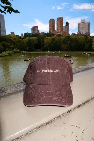 No Papparazzi Dad Cap