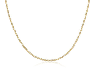 17" Choker Classic Gold 2.5mm Bead - Enewton