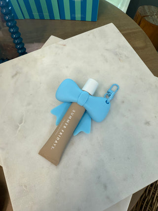 Bow Lipstick Bag Charm Holder