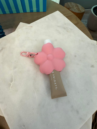 Flower Lipstick Bag Charm Holder
