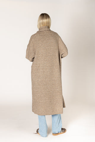 Hugh Luxe Open Cardigan - Earth