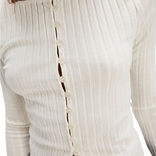 Tilly Long Sleeve Cardi - Ivory // Free People
