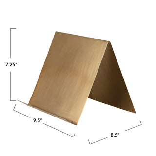 Metal Folding Tablet/Book Stand – Gold