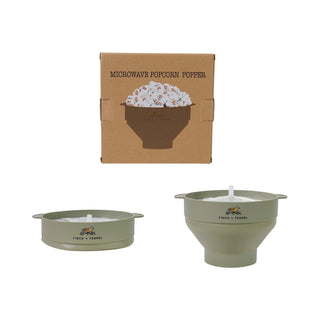 80 oz. Silicone Microwave Popcorn Popper – Green