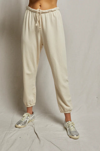Johnny French Terry Easy Sweatpant - Sugar // Perfect White Tee