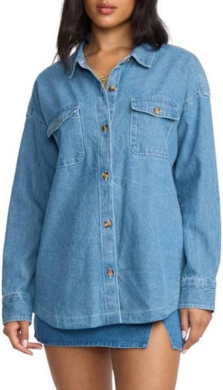 Fadeaway Denim Shacket / Salt Wash / Billabong