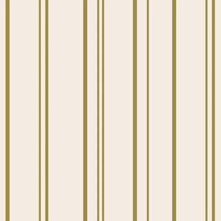 Antique Gold Stripe Cocktail Napkin