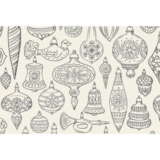 Christmas Coloring Placemat - Pack of 20 - Hester & Cook