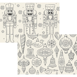 Christmas Coloring Placemat - Pack of 20 - Hester & Cook