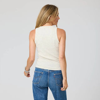 KR Tank - Heather Oatmeal // Kerri Rosenthal