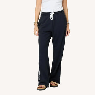 Weekend Barb Heart Tape Sweatpant - Black // Kerri Rosenthal