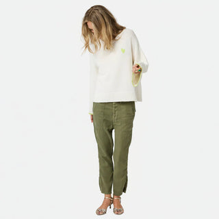 KR Summer Off-White Sweater Pullover - Chalk // Kerri Rosenthal