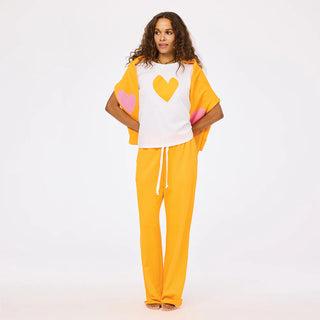Suke Imperfect White Heart Graphic Tee - White Clementine // Kerri Rosenthal