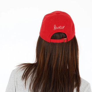 KR Imperfect Chenille Heart Hat - Cherri Red