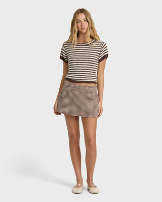Kate Crew Sweater Tee // Teak // Billabong