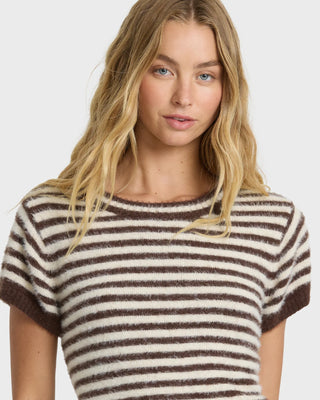 Kate Crew Sweater Tee // Teak // Billabong