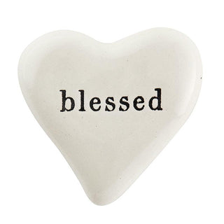 Mini Ceramic Pocket Heart with Words