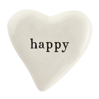 Mini Ceramic Pocket Heart with Words