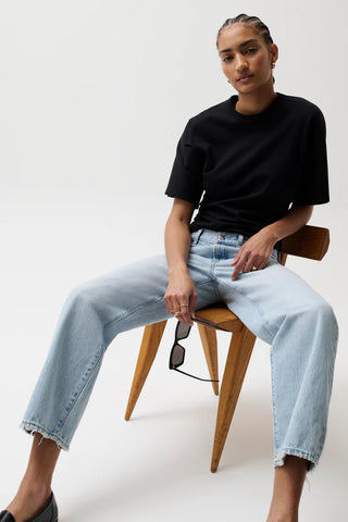 Lexi Mid Rise Bowed Straight Leg Jeans - Dolce Vita Vintage // Pistola