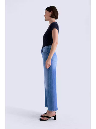 Pistola Kyra Ankle High Rise Bowed Jean - Hidden Gem