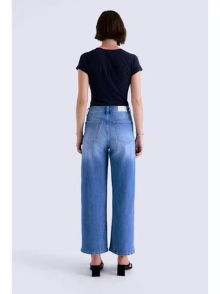 Pistola Kyra Ankle High Rise Bowed Jean - Hidden Gem