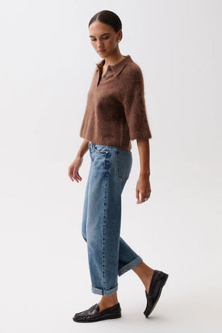 Donny Rolled Hem Boyfriend Jean - Wilcox // Pistola