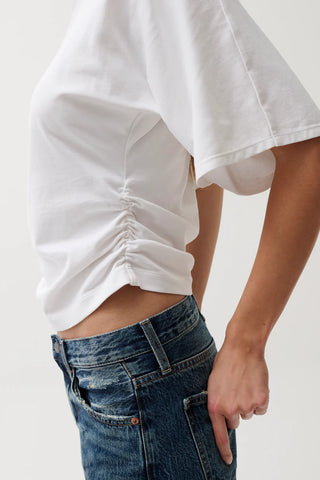 Veronica Kimono Sleeve Fitted Tee - Le Blanc // Pistola