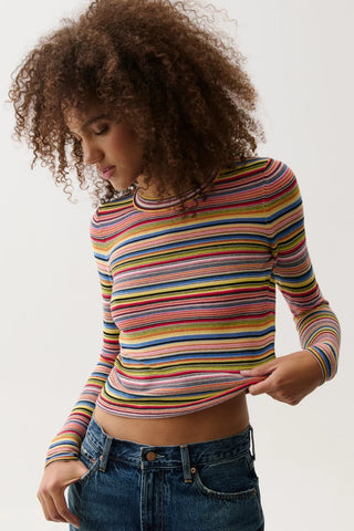 Madison Knit Long Sleeve - Multi Stripe // Pistola