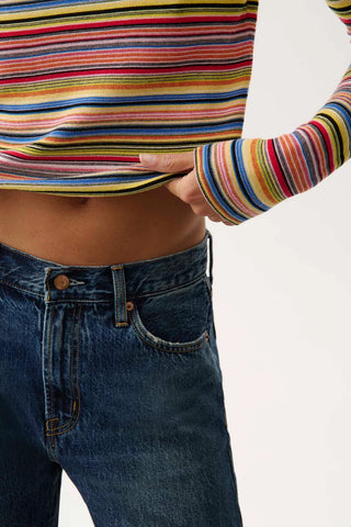 Madison Knit Long Sleeve - Multi Stripe // Pistola