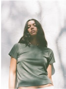 Amelia Vintage SS Tee- Military Green // Asher