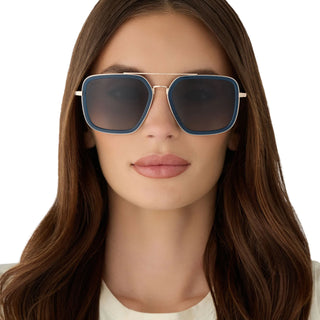 DIFF Jordan Polarized Sunglasses - Clubhouse Blue Grey Gradient