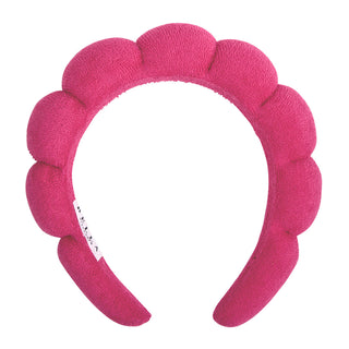 Plush Spa Headband - Hot Pink